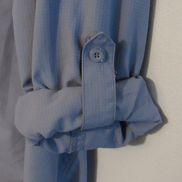 Drake Performance Fishing Shirt Men Large Breatable Vented Lightweight Gray - Picture 3 of 10